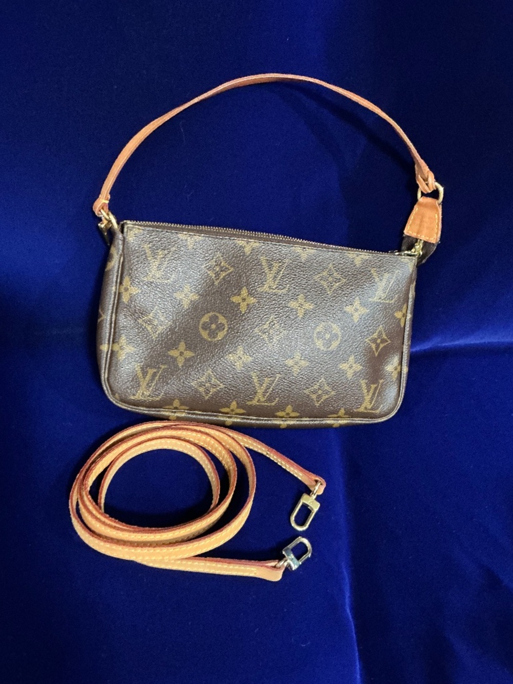 Vintage Louis Vuitton Poshette long and short straps